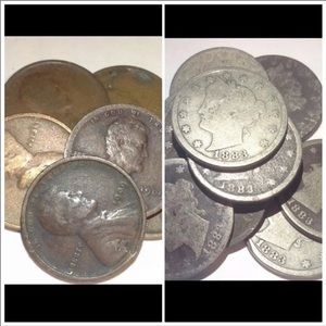 2 Rare First Year 1909 1C & 1883 5C Set!